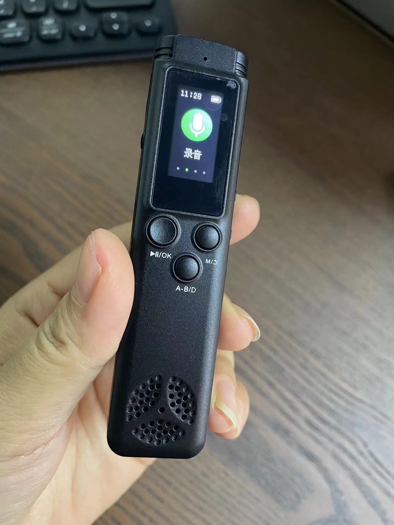 新品录音笔降噪 彩屏 7国语言 锂电22小时 定时 ab复读 g391