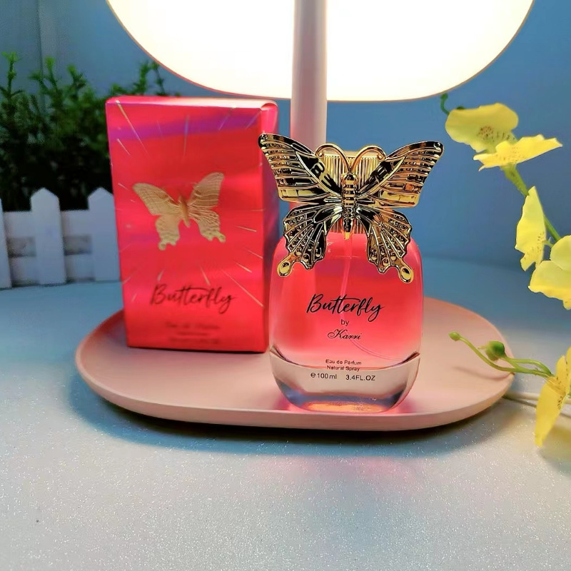 Exclusive for Cross-Border Butterfly Perfume for Women Bowknot Fresh Romantic Floral and Fruity Lasting Fragrance Eau De Toilette