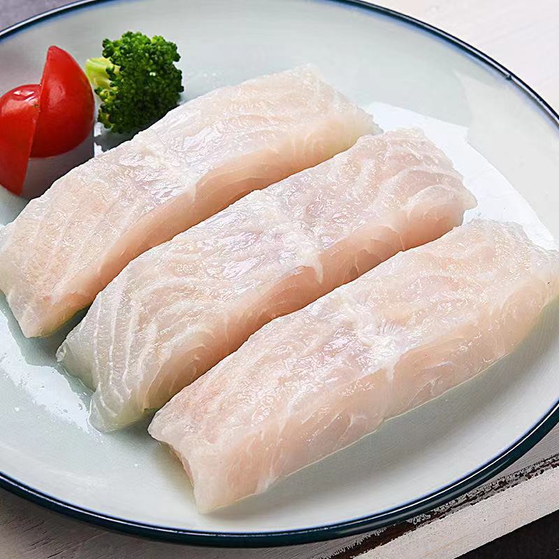 无骨无刺去皮】龙利鱼片火锅食材非巴沙鱼片干冰鱼肉约250克每片