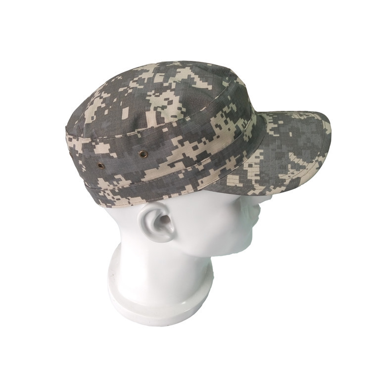 Flat Top Camouflage Soldier Cap Summer Tactical Outdoor Breathable Sun-Proof Student Military Training Hat Wholesale