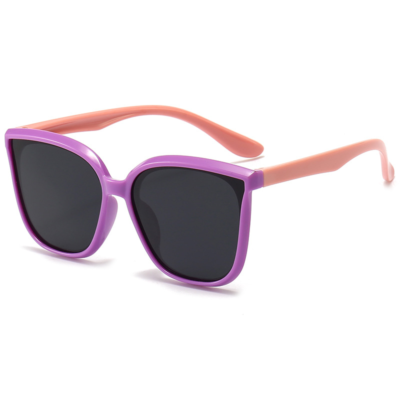 Fashion Children's Silicone Polarized Sunglasses UV-Proof Trendy New Box Boys and Girls Candy-Colored Sunglasses