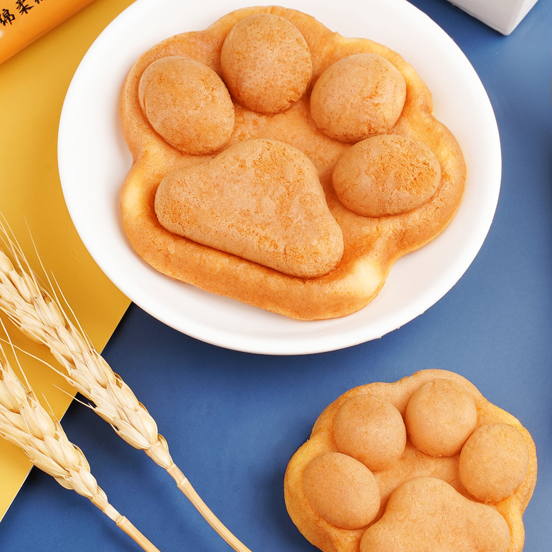 熊掌蛋糕软糯学生儿童早餐代餐面包网红西式糕点休闲零食批发代发