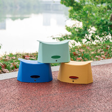 加厚简易便捷式户外椅子迷你马扎轻便钓鱼超轻折凳塑料矮折叠凳子