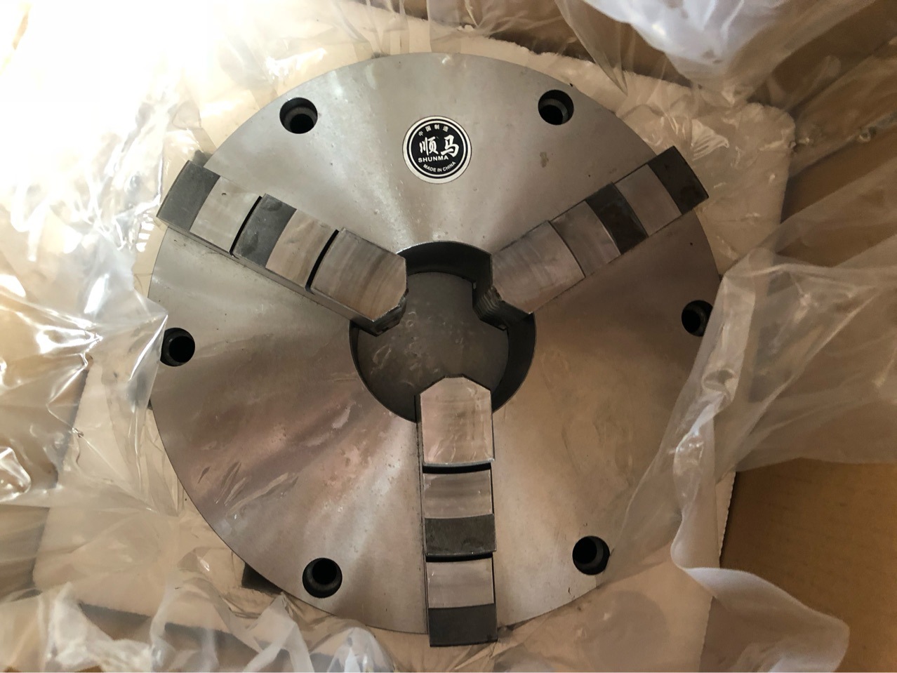 250三爪卡盘前固定6孔 前穿 全穿