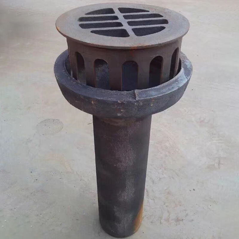 桥梁铸铁直斜泄水管泄水孔圆矩形地漏下水道篦子格栅钢管盖弯管头