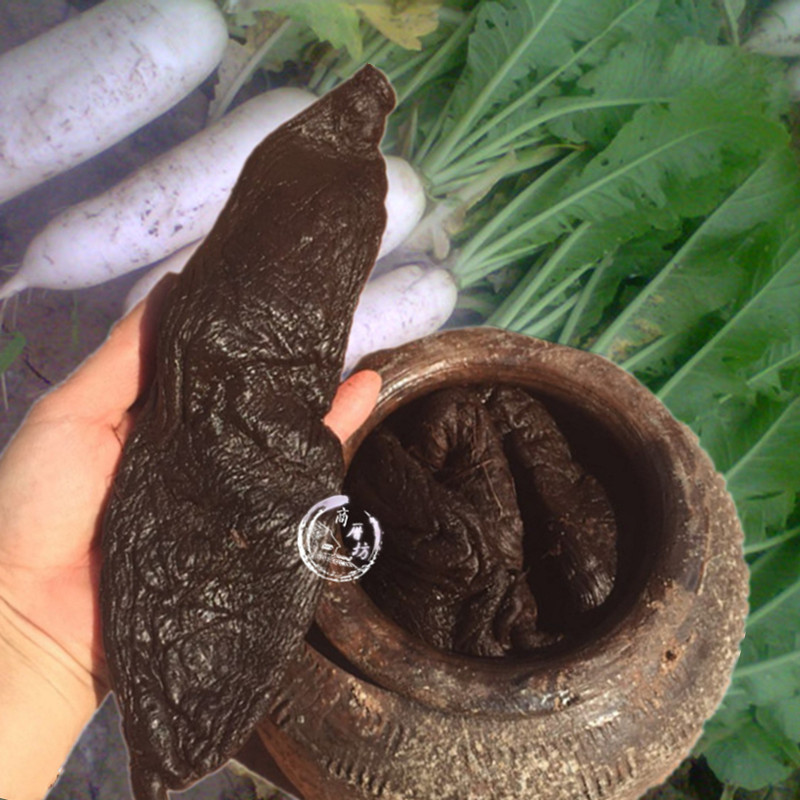 潮汕老菜脯福建诏安黑菜脯条漳浦特产农家自制老萝卜干菜脯粥煲汤
