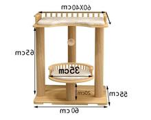 实木大号猫床猫爬架猫窝猫抓板猫树一体猫抓架子大猫猫架