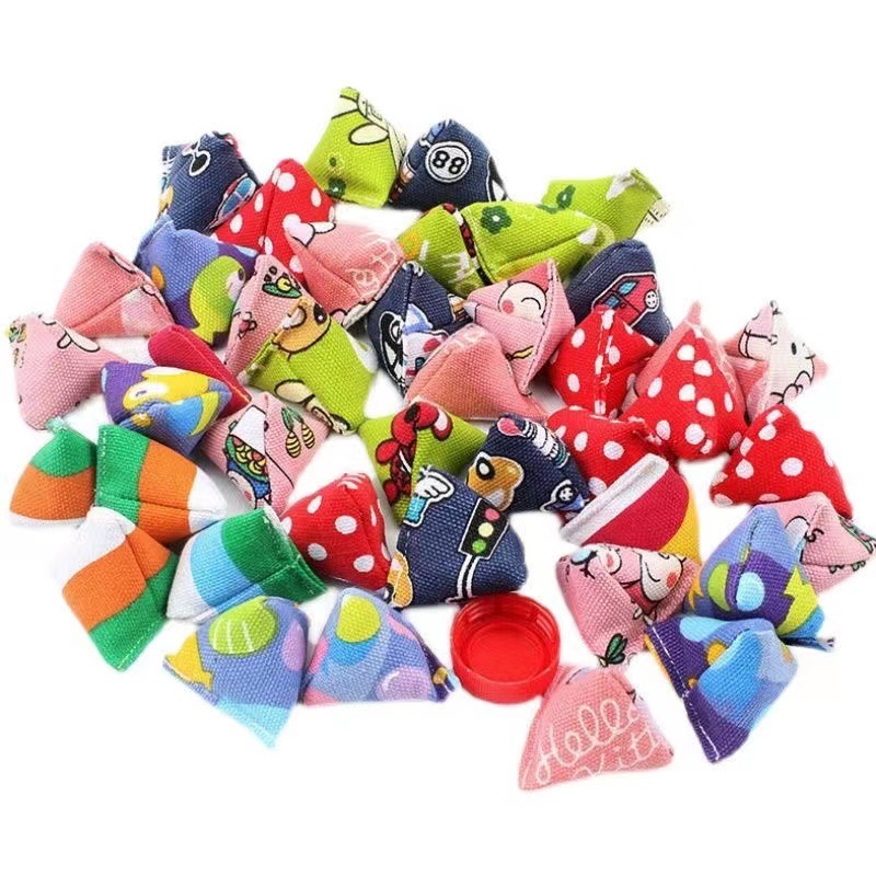 Triangle Sandbag Children's Hand-Held Mini Sandbag Kindergarten Primary School Students Throw Stones Parent-Child Game