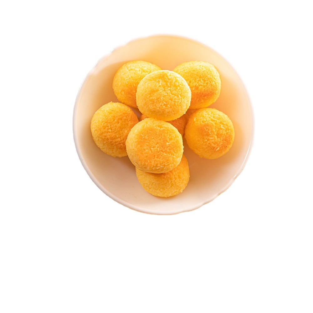 云筱美椰子球椰丝球定量装200克办公室零食椰奶香浓郁一件代发