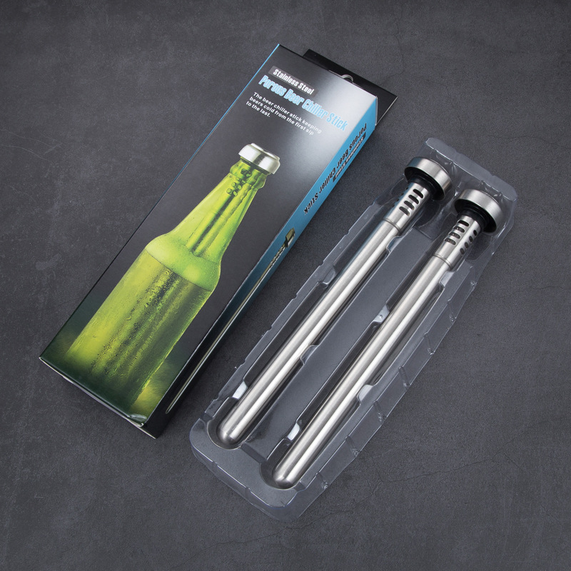 304不锈钢冰酒棒 酒品制冷棒酒具冷却棒冷冻器速冻棒冰镇棒