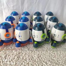 美高迪400-44儿童玩具 惯性滑行宇宙火箭玩具 宇宙飞船模型空间站