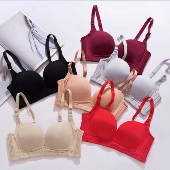 2087 日韩性感无痕光面一片式无钢圈少女文胸-阿里巴巴