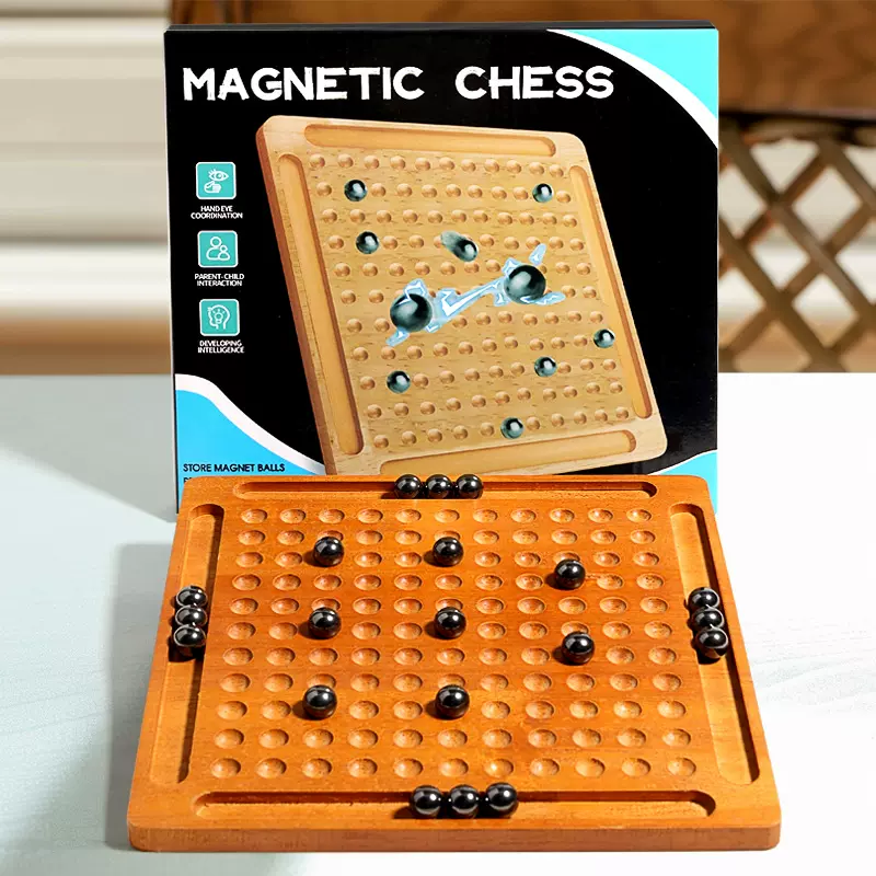 踩雷磁性对战棋趣味磁力感应棋儿童效应棋桌面游戏亲子互动玩具