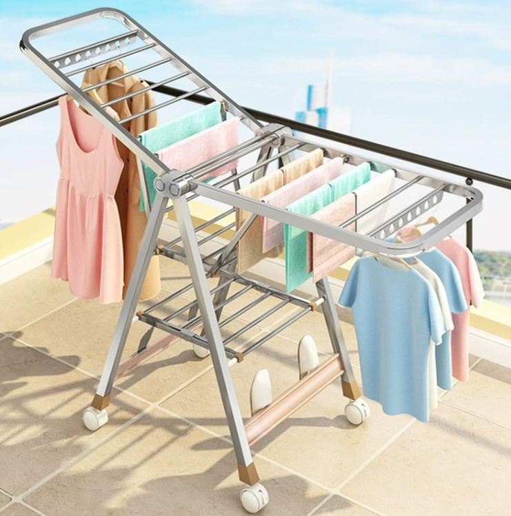 Stainless steel laundry rack