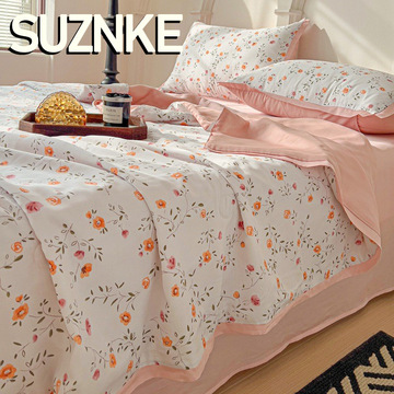 舒尊客||a类60s天丝数码印花夏被可水洗空调被深睡控温被子四件套