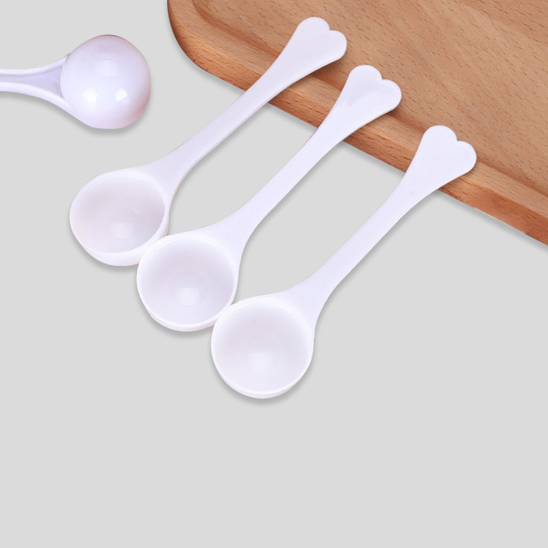 现货批发塑料勺3g克三七奶粉药粉末量小勺子独立包装烘焙工具量勺