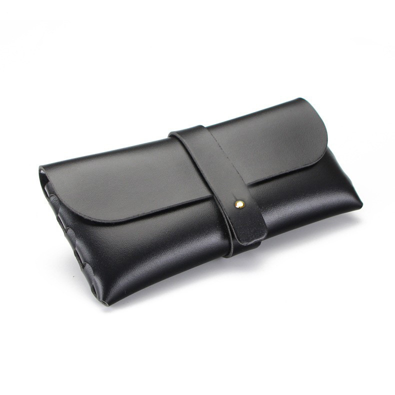 Leather Glasses Case Sunglasses Case Multifunctional Screwdriver Glasses Bag Polarized Test Card Glasses Cloth in Stock