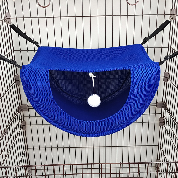 SOURCE Factory Sandwich Mesh Cat Cage Hammock Cat Nest Summer Breathable Machine Wash Cross-Border Pet Supplies Pet Bed