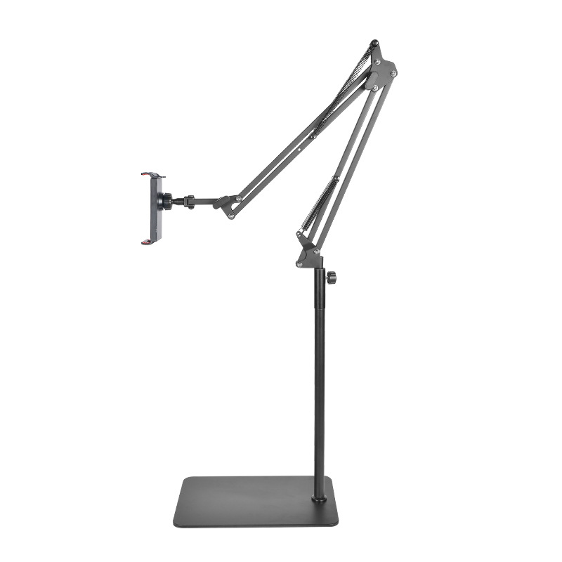 创意悬臂支架 手机平板落地支架网课直播床头追剧懒人升降pad支架