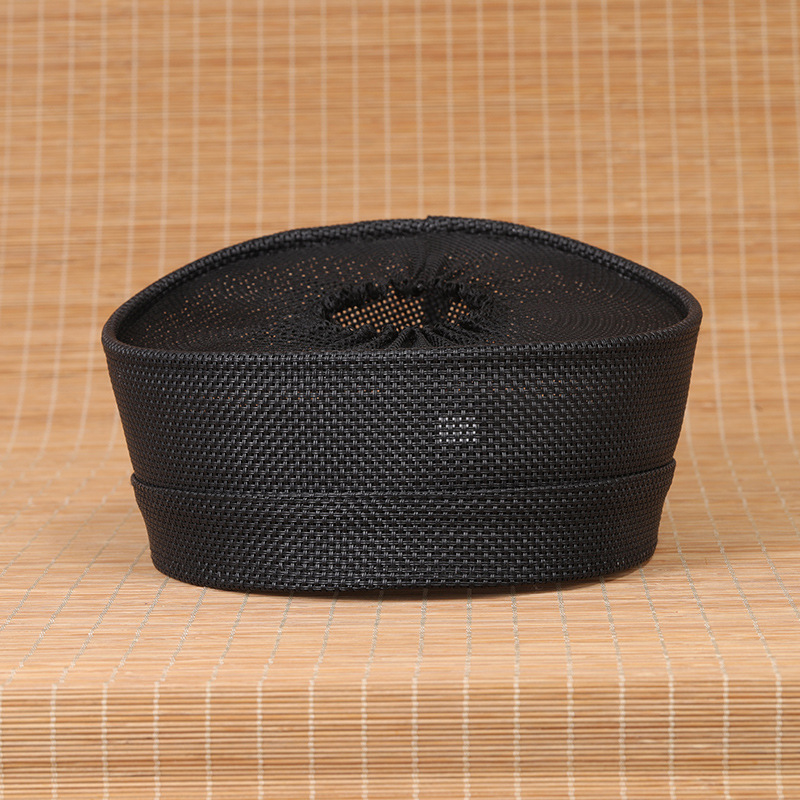 混元巾布面全真道帽道士帽子道帽道教用品庄子巾手编混元巾道家帽