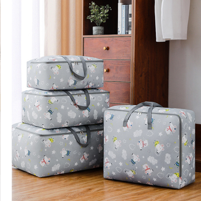 优芬手提牛津布棉被袋收纳袋衣物衣服整理袋加大旅行搬家袋行李袋