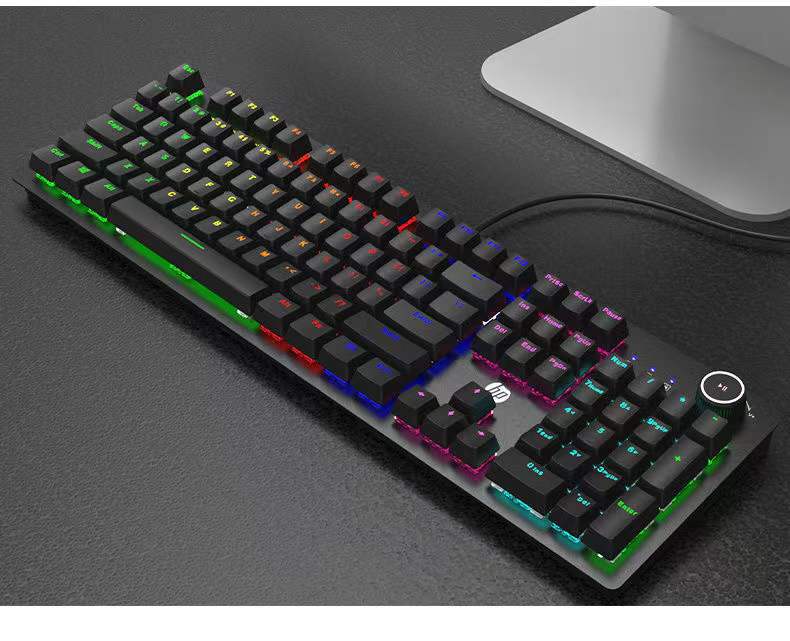 适用hp惠普k10g机械键盘有线电竞青轴黑轴茶红轴游戏电脑笔记