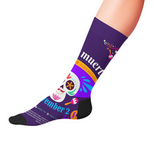 跨境歌特风情侣Halloween中筒袜圣诞袜子个性socks男襪批发