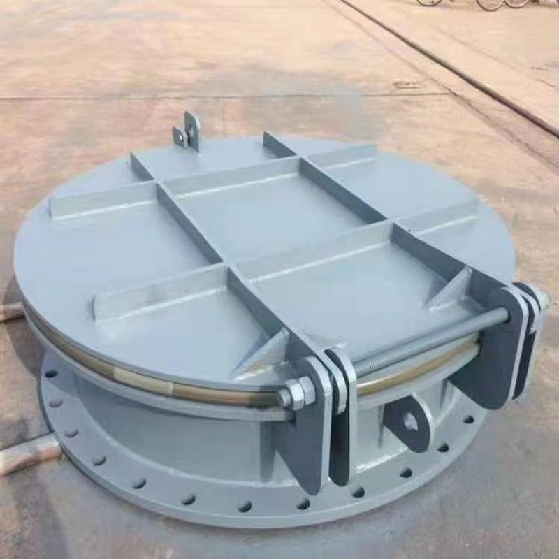钢拍门钢制拍门复合材料拍门 排水管道污水用钢制圆拍门厂家销售