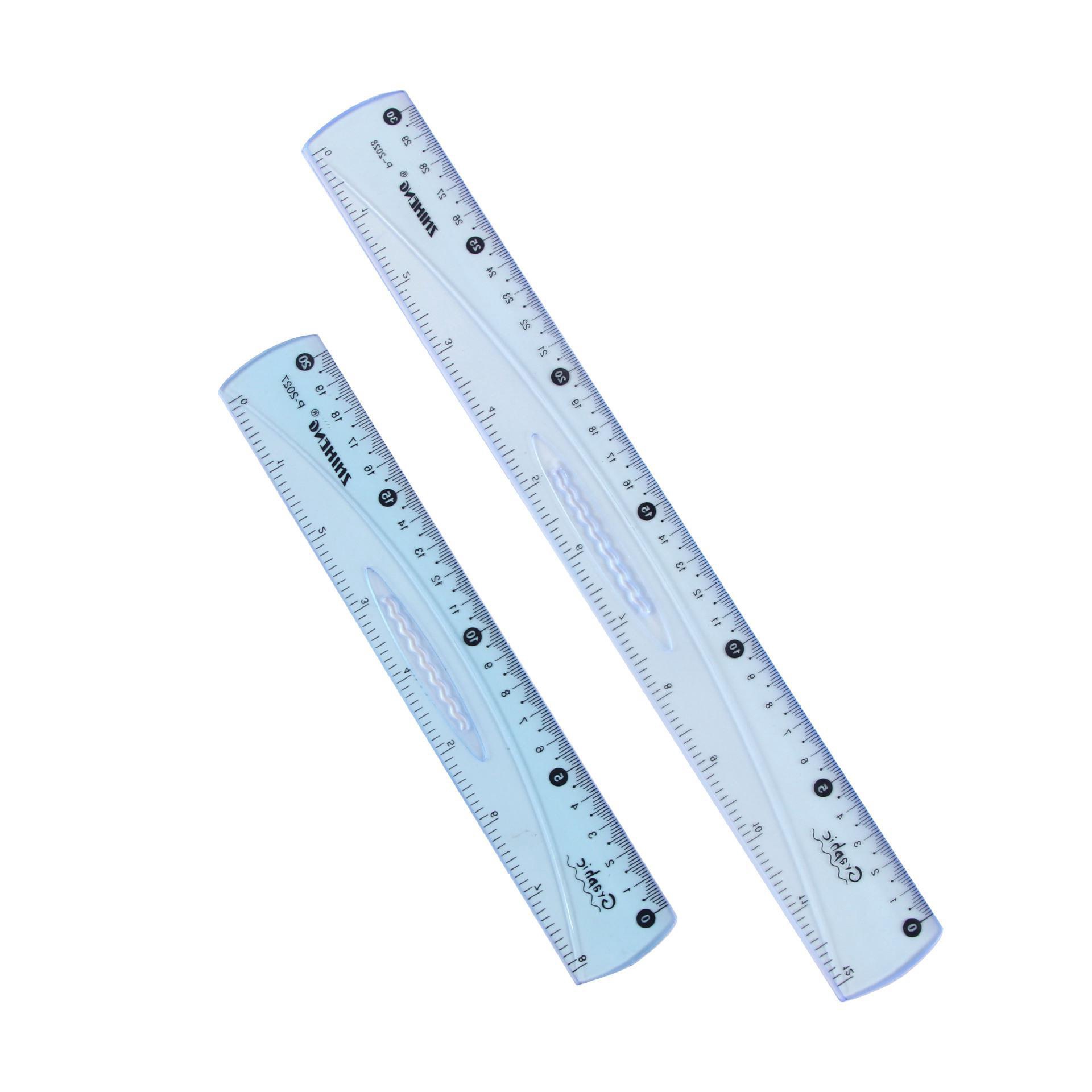 智恒透明直尺办公文具2030塑料尺子学生用品批发-阿里巴巴