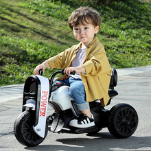 儿童电动摩托车三轮车男女宝宝电瓶车可坐玩具车1-3岁可带遥控车
