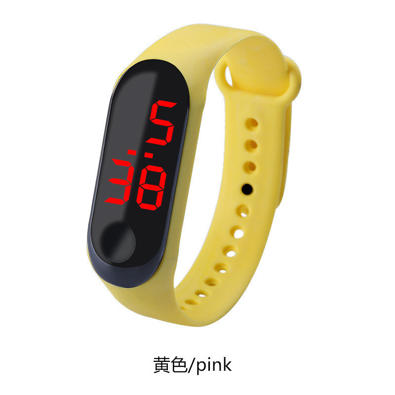 [M3] Spot Factory Button Led Bracelet Watch Children's Male and Female Students Exercise New Gift Watch