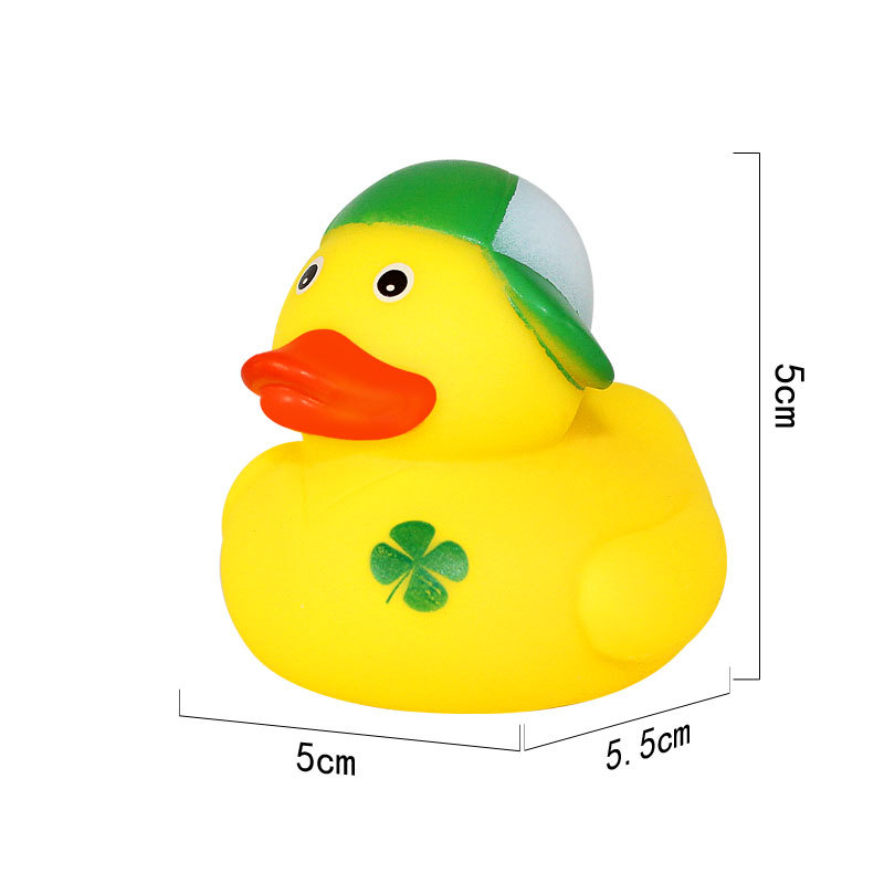 Creative Floating Halloween Modeling Small Yellow Duck Toy Squeeze and Sound Sound Baby Bath Toys Water Playing Small Yellow Duck