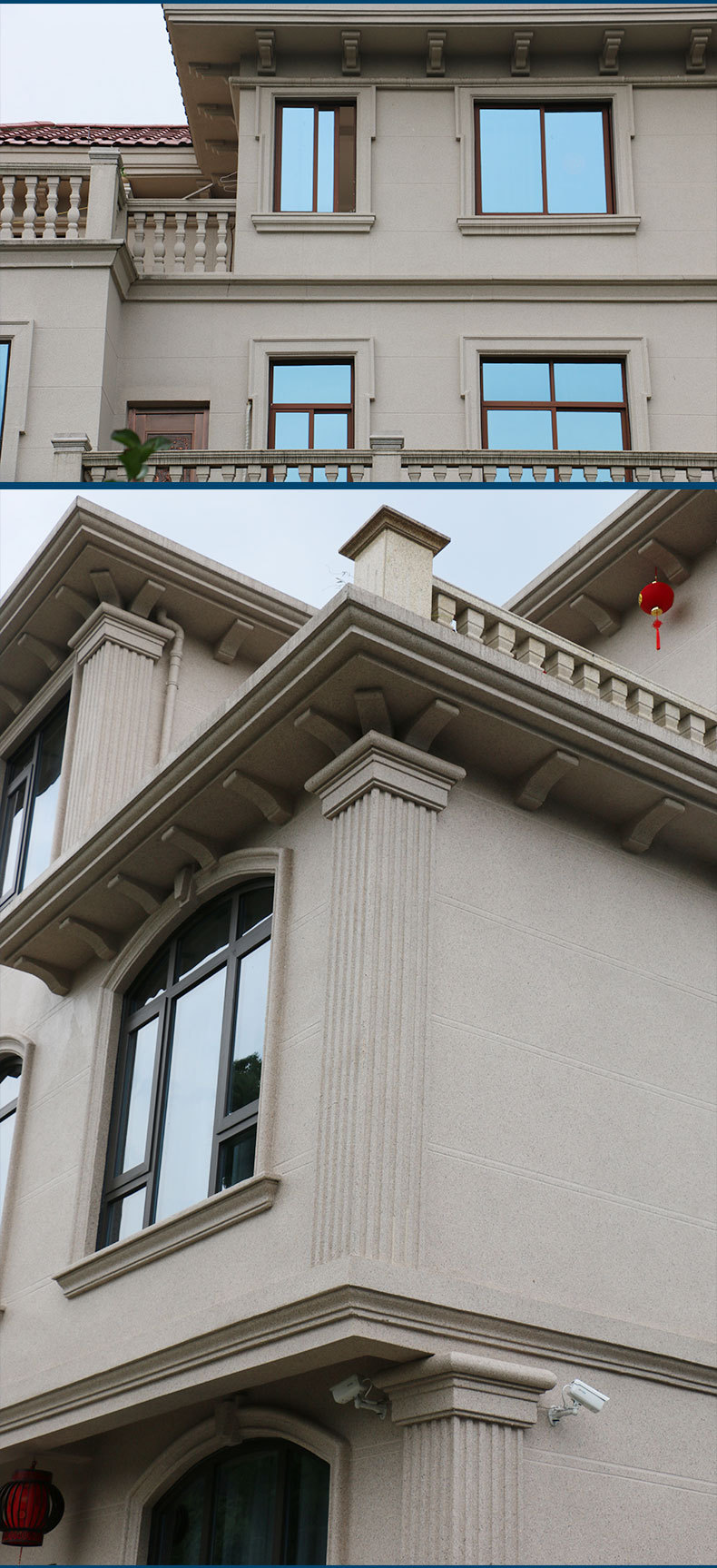 厂家直供定制 eps外墙装饰线条泡沫装饰线外墙别墅檐线罗马柱欧式