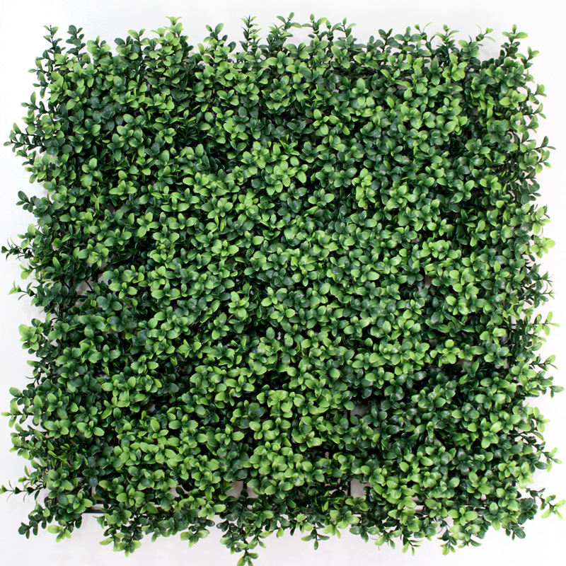 Anti-Fading Green Plant Wall Decoration Simulation Plant Wall Balcony Plastic Flower Lawn Door Shop Decorative Background Wall