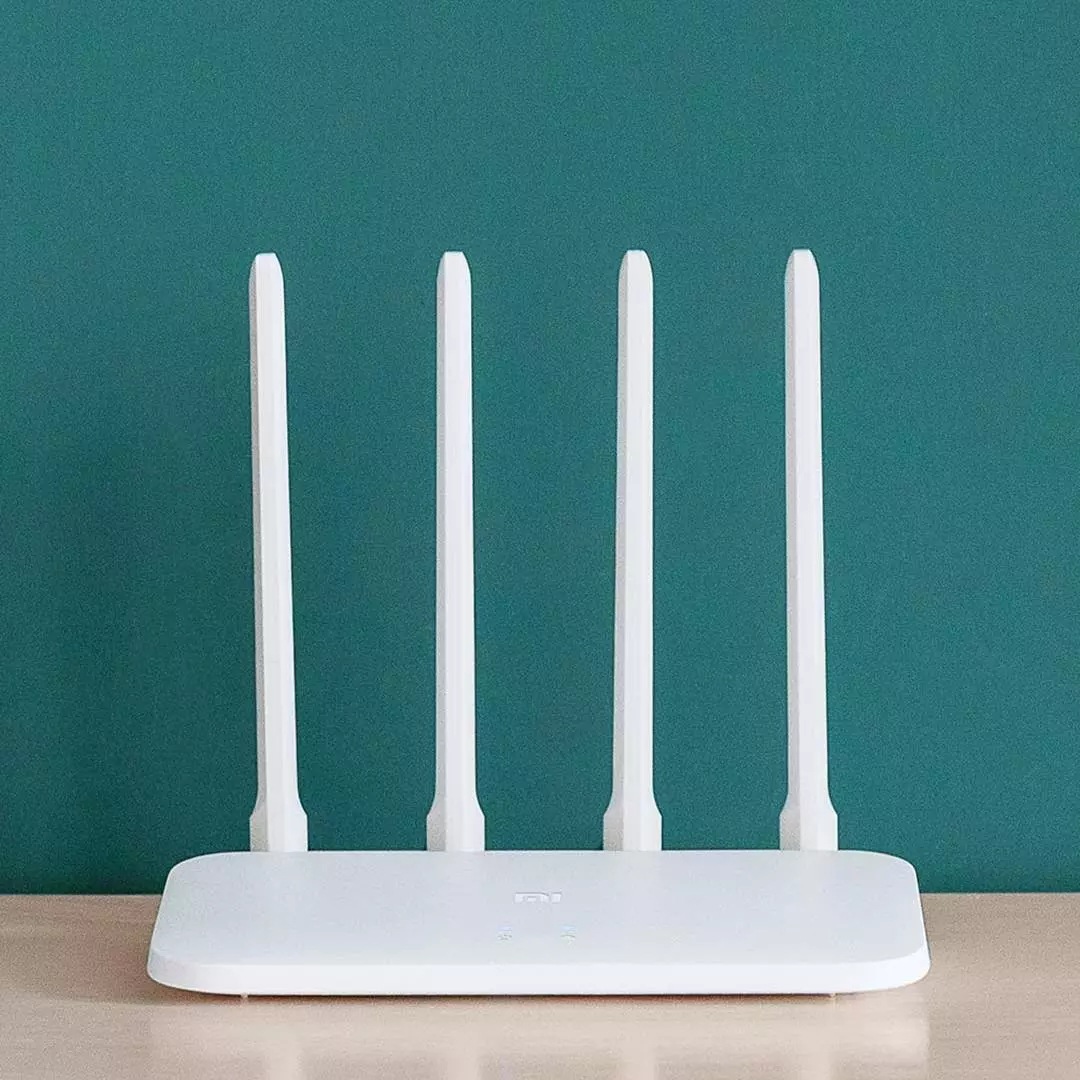 适用小米路由器4c无线wifi 四向天线穿墙王智能高速路由器 防蹭网