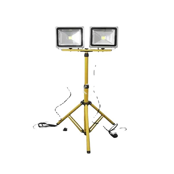 现货供应led投光灯支架广场应急警戒灯地摊灯直播摄影三脚支架