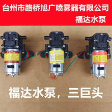 农用电动喷雾器高压水泵大功率12v高压回流型电动喷雾器电机水泵