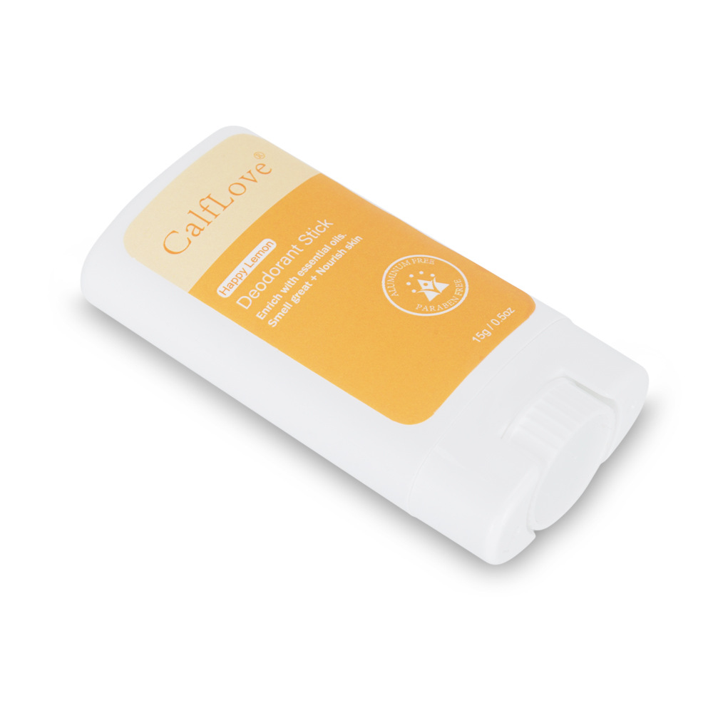 calflove女士除臭棒止汗棒香体膏15g柠檬味便携旅行装 跨境亚马逊