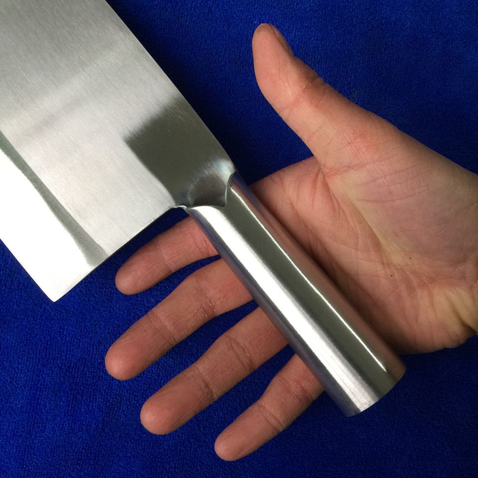 铬钢切片刀 越南铬钢刀 铬钢桑刀铁柄切片刀斩切两用刀不锈钢菜刀