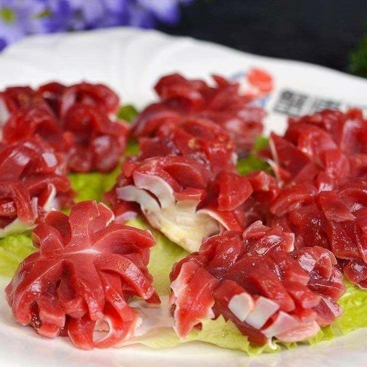 新鲜鸭胗鸭肫冷冻生鲜1kg/袋 批发商用散养大鸭胗 卤菜烧烤食材