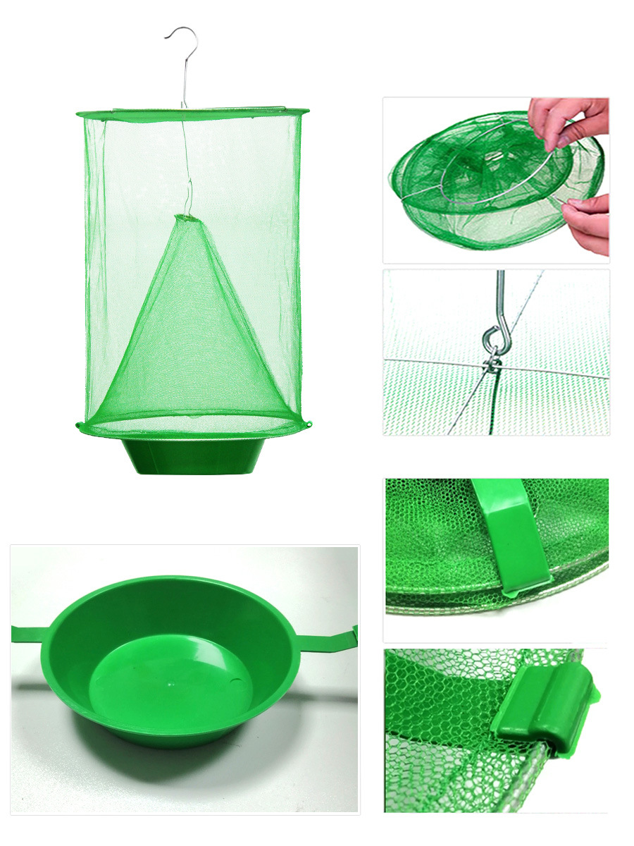 苍蝇捕捉捕蝇笼家用户外养殖场蝇子扑补粘灭杀捉抓蝇诱捕器-阿里巴巴