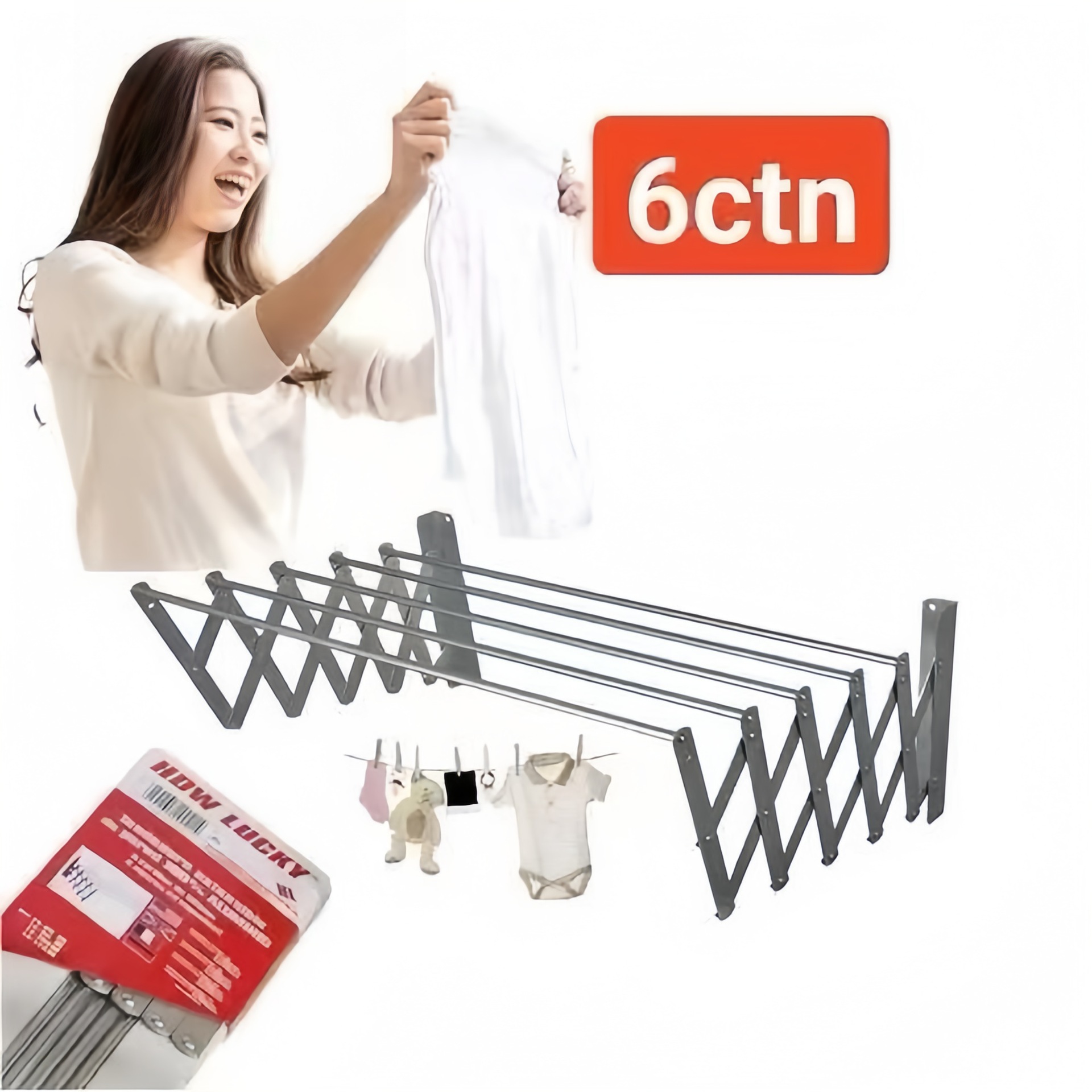 cross-border invisible towel rack wall hanging folding balcony extensible shelf drying rack stainless steel laundry rack bath towel rack storage