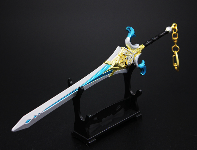 铄捷神手办 d款21cm祭礼大剑合金武器模型钥匙扣挂件摆件21厘米