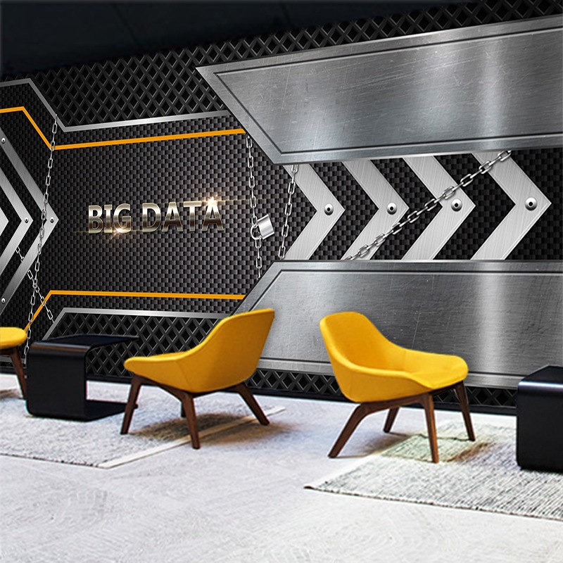 工业风主题装修墙纸健身房舞蹈街舞工作室背景墙布汽车美容店壁纸