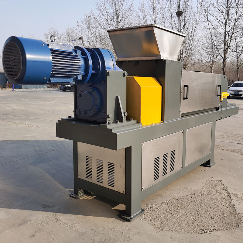 餐厨垃圾螺旋式压榨机厨余垃圾挤压机果蔬脱水机械固液分离设备