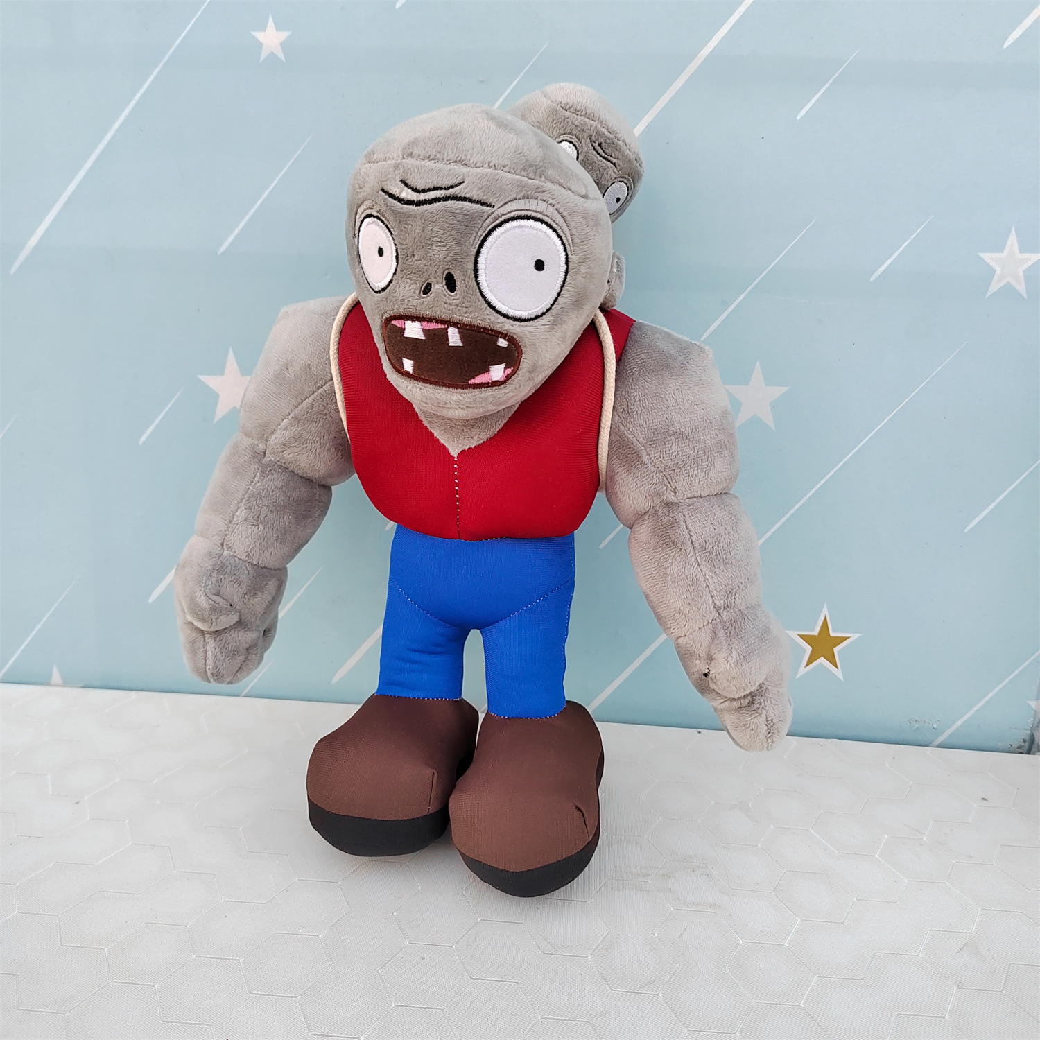 跨境新品植物大战僵尸2巨人僵尸毛绒玩具经典游戏公仔 万圣节礼物