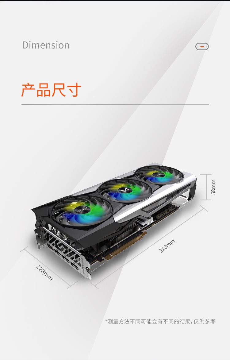 蓝宝石 rx6900xt 16g超白金极光/毒药 游戏电竞电脑显卡