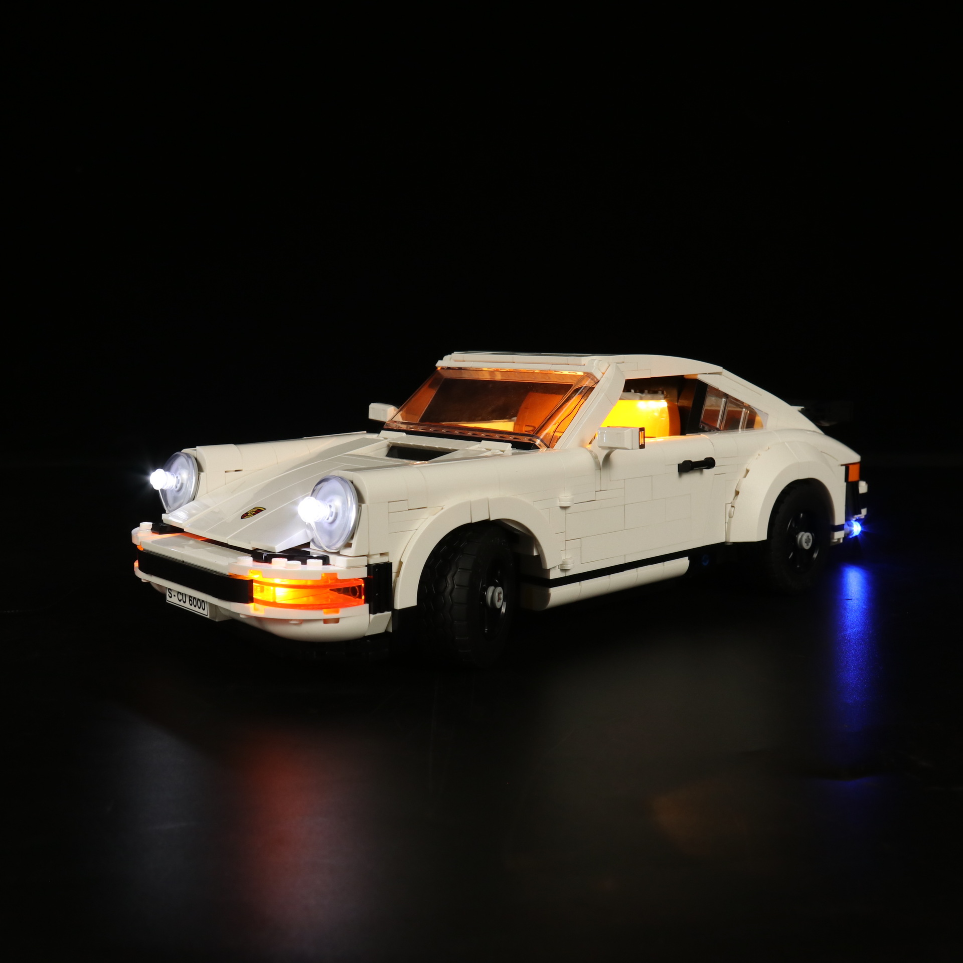 兼容乐高10295保时捷911turbo灯饰gc系列跨境专供一体式乐高灯饰