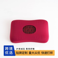 跨境夏季清凉凝胶记忆棉枕头慢回弹护颈椎枕头枕芯
