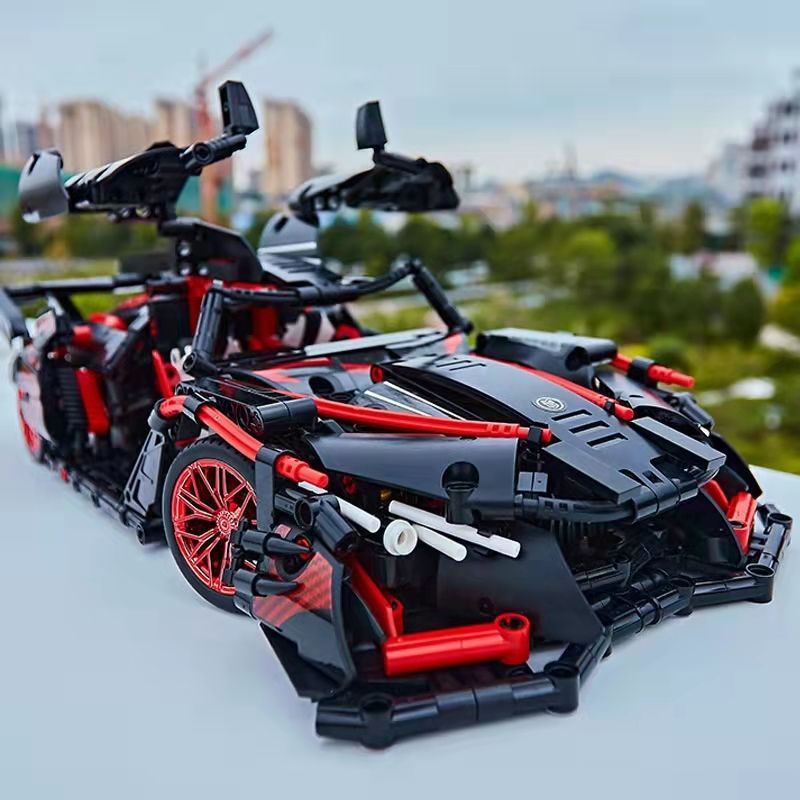 兼容乐高阿波罗太阳神积木跑车拼装赛车儿童男孩玩具汽车礼物8岁